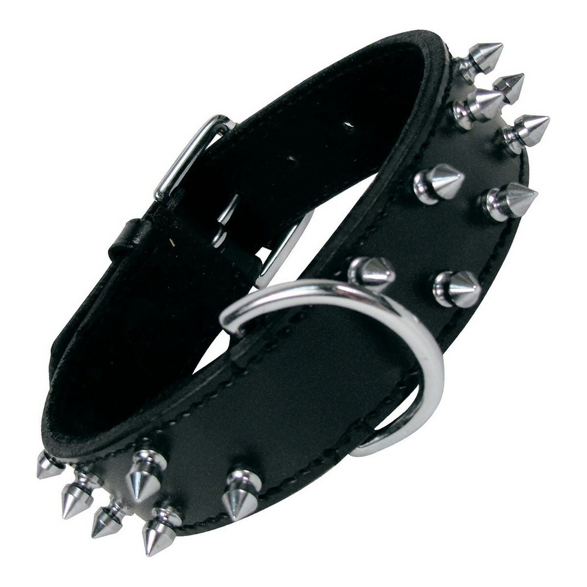Dog collar Gloria Black Spikes (60 cm)-0