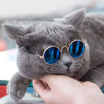 Pet Accessories Cat Glasses Non-slip Kitten Glasses Small Dog Sunglasses Puppy Kitty Cat Sunglasses Cosplay Costume Photos Props