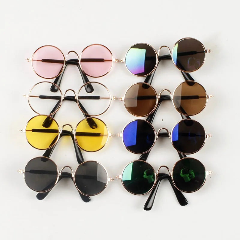 Pet Accessories Cat Glasses Non-slip Kitten Glasses Small Dog Sunglasses Puppy Kitty Cat Sunglasses Cosplay Costume Photos Props