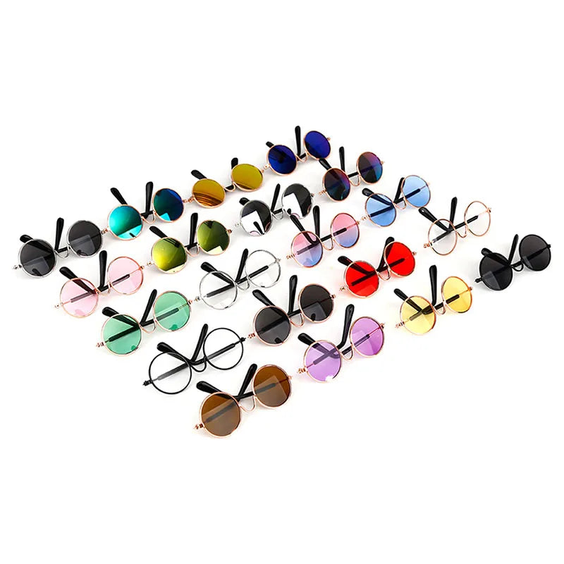 Pet Accessories Cat Glasses Non-slip Kitten Glasses Small Dog Sunglasses Puppy Kitty Cat Sunglasses Cosplay Costume Photos Props