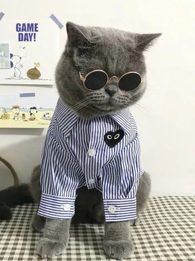 Pet Accessories Cat Glasses Non-slip Kitten Glasses Small Dog Sunglasses Puppy Kitty Cat Sunglasses Cosplay Costume Photos Props